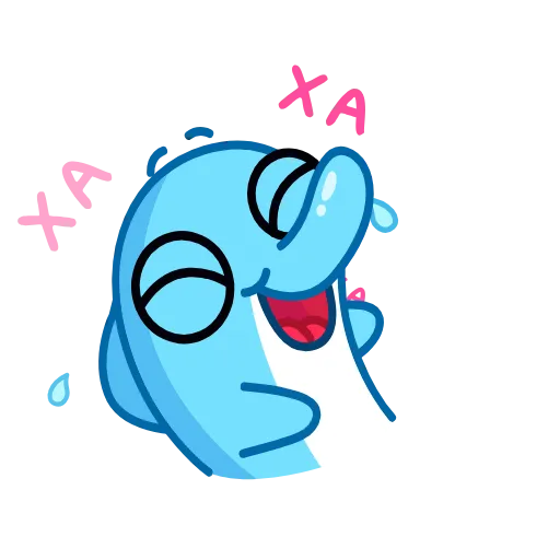 😂 Эмодзи «Dolphins» для Telegram