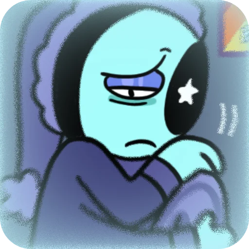 🌑 Стикер «Astro» для Telegram