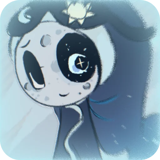 🌑 Стикер «Astro» для Telegram