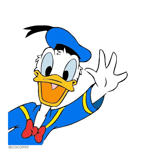 👋 Эмодзи «Donald Duck» для Telegram