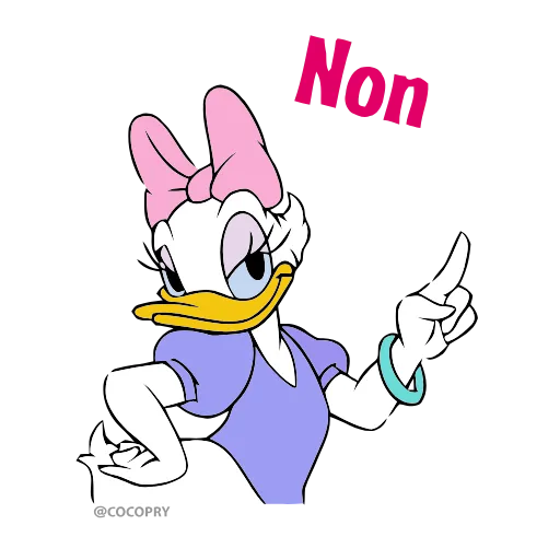 😏 Эмодзи «Donald Duck» для Telegram