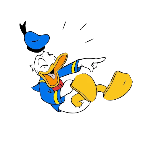 😂 Эмодзи «Donald Duck» для Telegram