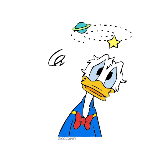 Стикерпак Donald Duck для Telegram