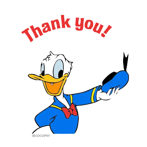 😌 Эмодзи «Donald Duck» для Telegram