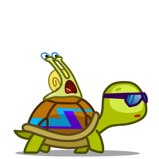 🏎 Эмодзи «Turtle Donnie» для Telegram