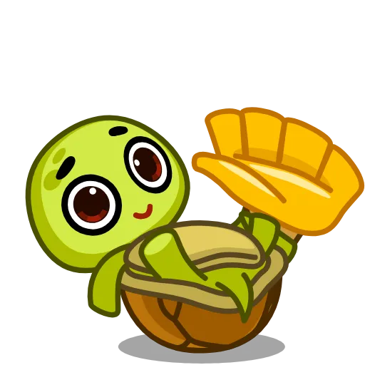 👋 Эмодзи «Turtle Donnie» для Telegram