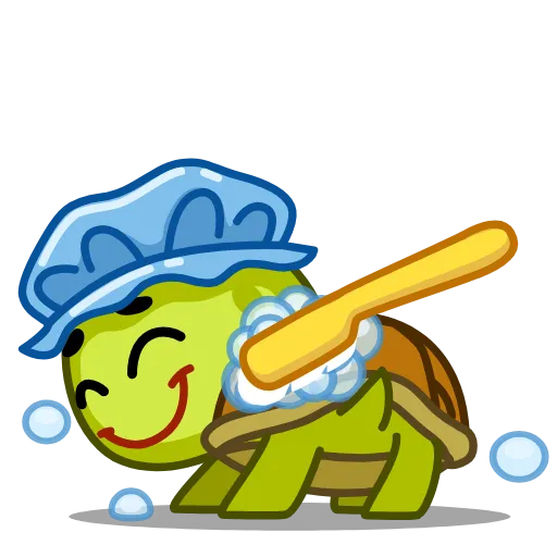 🛁 Эмодзи «Turtle Donnie» для Telegram