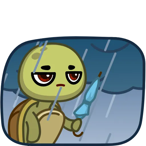 ☔️ Эмодзи «Turtle Donnie» для Telegram