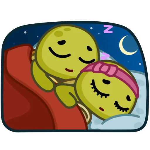 😴 Эмодзи «Turtle Donnie» для Telegram