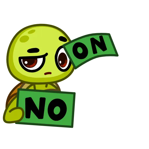 😑 Эмодзи «Turtle Donnie» для Telegram