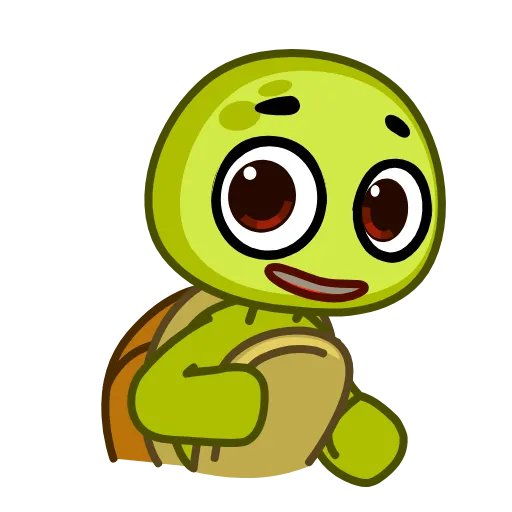 👍 Эмодзи «Turtle Donnie» для Telegram