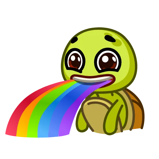 🤩 Эмодзи «Turtle Donnie» для Telegram
