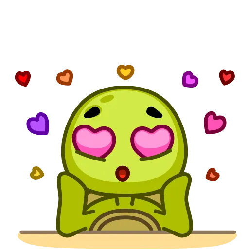 😍 Эмодзи «Turtle Donnie» для Telegram
