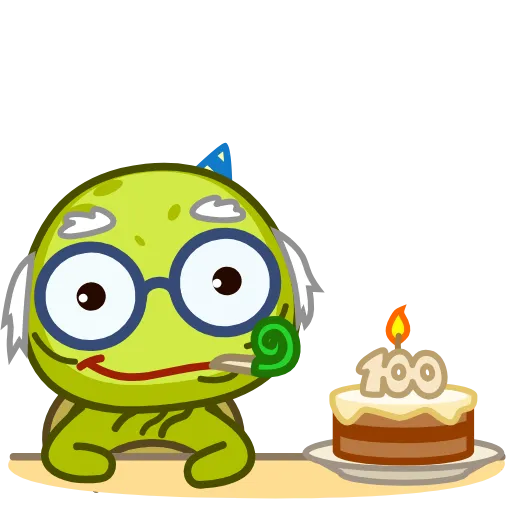 🥳 Эмодзи «Turtle Donnie» для Telegram
