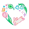 🩷 Эмодзи «˚˖𓍢🌷✧˚.🎀⋆🌱˖𓍢» для Telegram