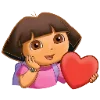 ❤️ Эмодзи «Dora / Даша» для Telegram