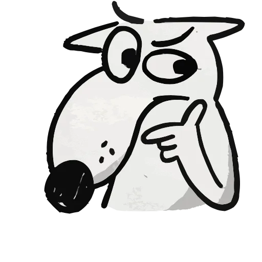 🤔 Эмодзи «Набор эмоджи с Псом из ВК в качестве» для Telegram