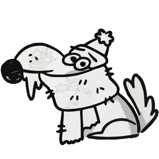 🥶 Эмодзи «Набор эмоджи с Псом из ВК в качестве» для Telegram