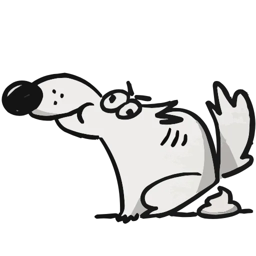 💩 Эмодзи «Набор эмоджи с Псом из ВК в качестве» для Telegram