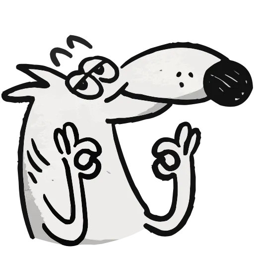 👌 Эмодзи «Набор эмоджи с Псом из ВК в качестве» для Telegram