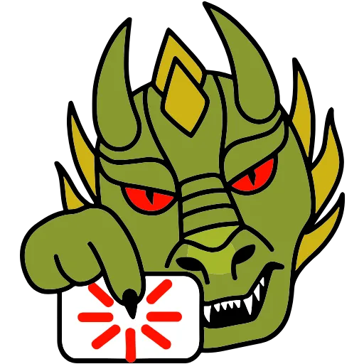 🐲 Эмодзи «DRAGON .» для Telegram