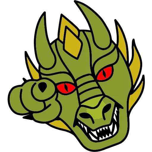 🐲 Эмодзи «DRAGON .» для Telegram