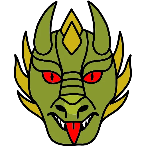 🐲 Эмодзи «DRAGON .» для Telegram