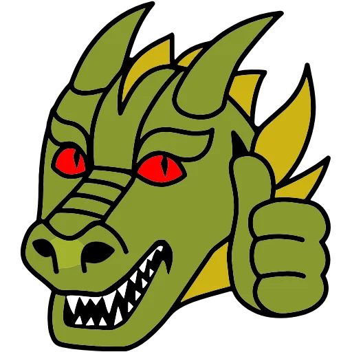 🐲 Эмодзи «DRAGON .» для Telegram