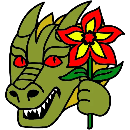🐉 Эмодзи «DRAGON .» для Telegram