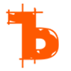 🧡 Эмодзи «Оранжевые и синие буквы» для Telegram