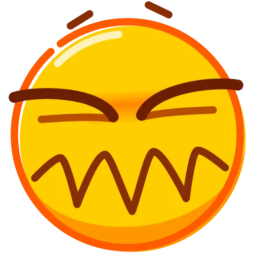 😖 Стикер «Droll Emoji» для Telegram