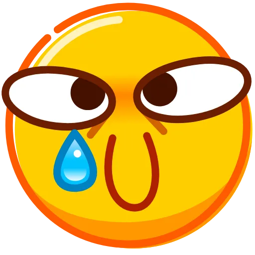 🥲 Стикер «Droll Emoji» для Telegram
