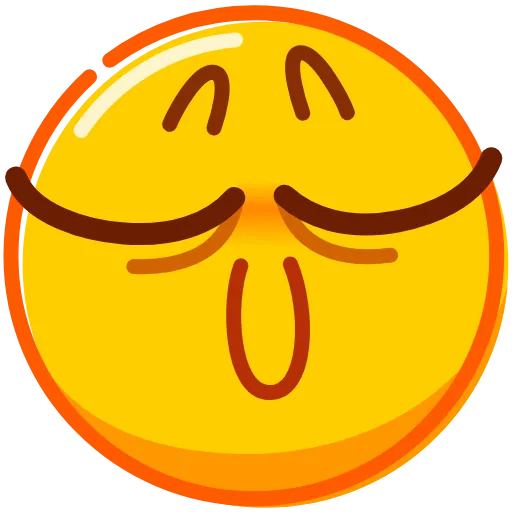 😌 Стикер «Droll Emoji» для Telegram