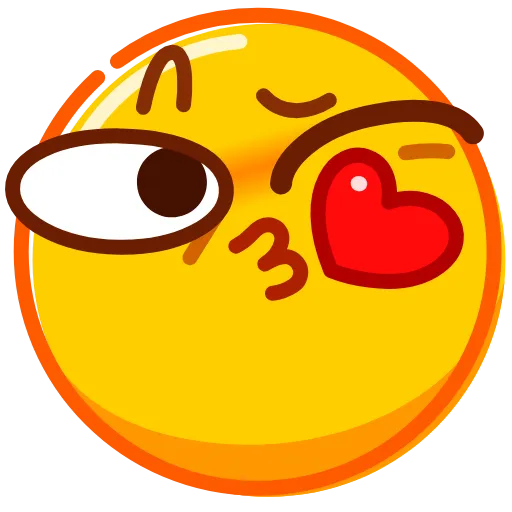 😘 Стикер «Droll Emoji» для Telegram