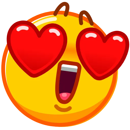 😍 Стикер «Droll Emoji» для Telegram