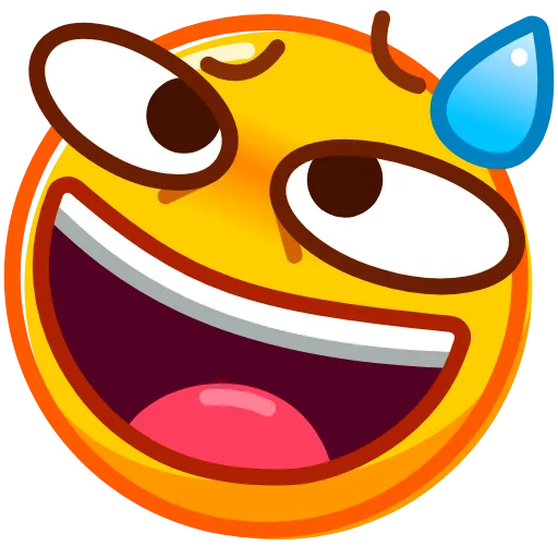 😅 Стикер «Droll Emoji» для Telegram