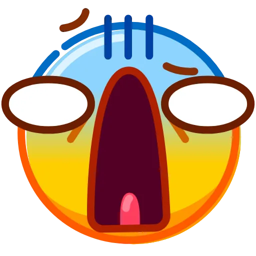 😨 Стикер «Droll Emoji» для Telegram