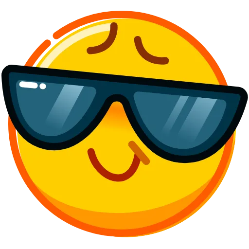 😎 Стикер «Droll Emoji» для Telegram