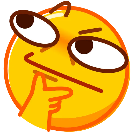 🤔 Стикер «Droll Emoji» для Telegram