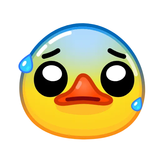 😰 Эмодзи «Смайлы Duck Emoji - #official» для Telegram