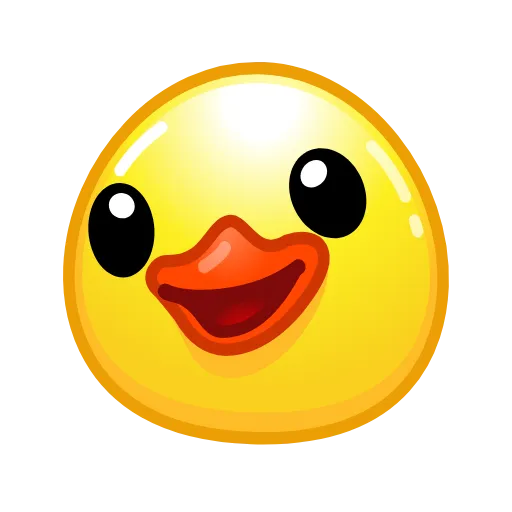 😉 Эмодзи «Смайлы Duck Emoji - #official» для Telegram
