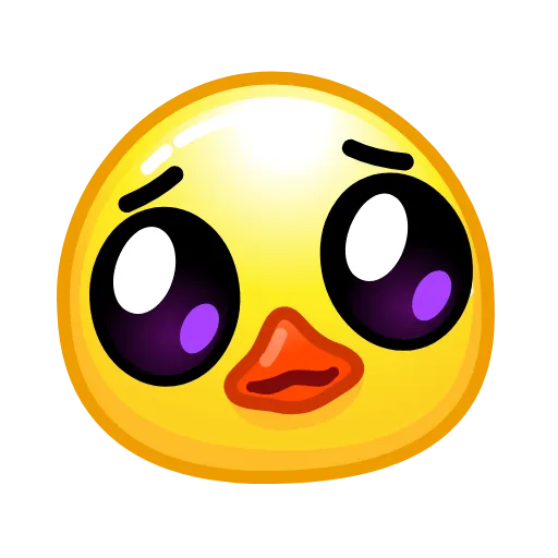 🥺 Эмодзи «Смайлы Duck Emoji - #official» для Telegram