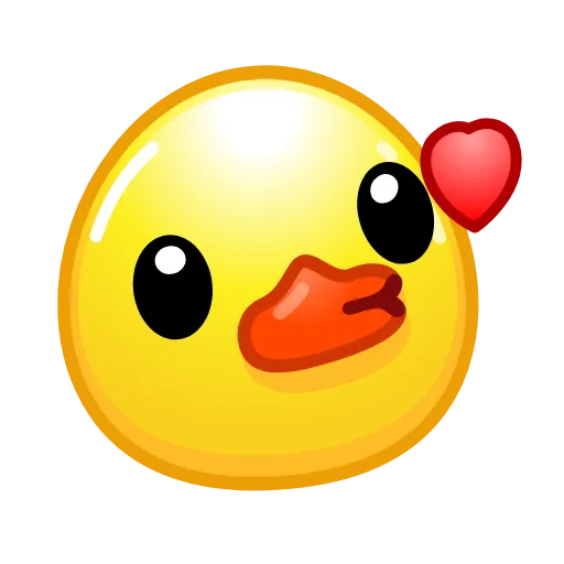 😘 Эмодзи «Смайлы Duck Emoji - #official» для Telegram