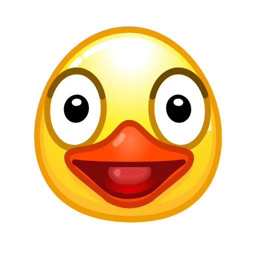 😜 Эмодзи «Смайлы Duck Emoji - #official» для Telegram