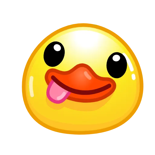 😋 Эмодзи «Смайлы Duck Emoji - #official» для Telegram