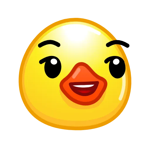 😏 Эмодзи «Смайлы Duck Emoji - #official» для Telegram