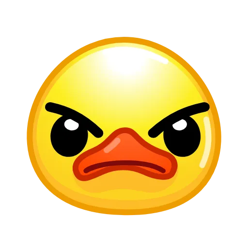 😠 Эмодзи «Смайлы Duck Emoji - #official» для Telegram