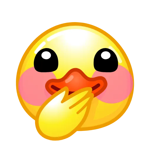 🤭 Эмодзи «Смайлы Duck Emoji - #official» для Telegram
