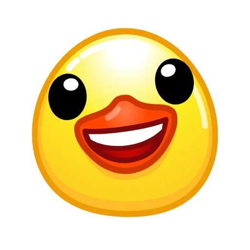 Стикерпак Смайлы Duck Emoji - #official для Telegram