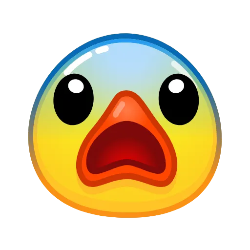 😨 Эмодзи «Смайлы Duck Emoji - #official» для Telegram
